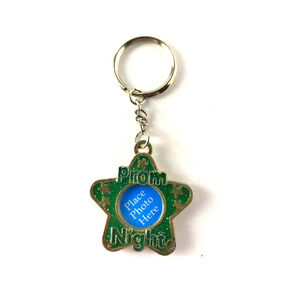 Prom Night Green Star Keychain Photo Frame